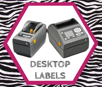 Labels for Zebra desktop printers